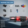 4500lbs Capacity Synthetic Rope Winch 12V DC Electric ATV Winch