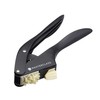 MasterClass Master Class Knoblauchpresse mit Schneidkammer, Nylon, Schwarz, 21 x