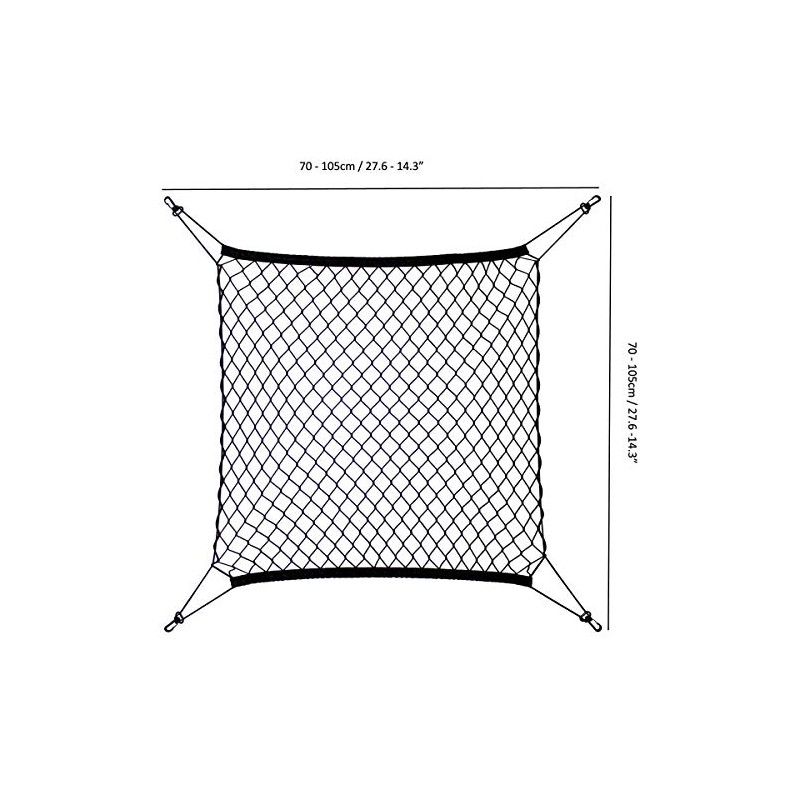 igadgitz home U7115 Cargo Net, Car Boot Net, Car Net