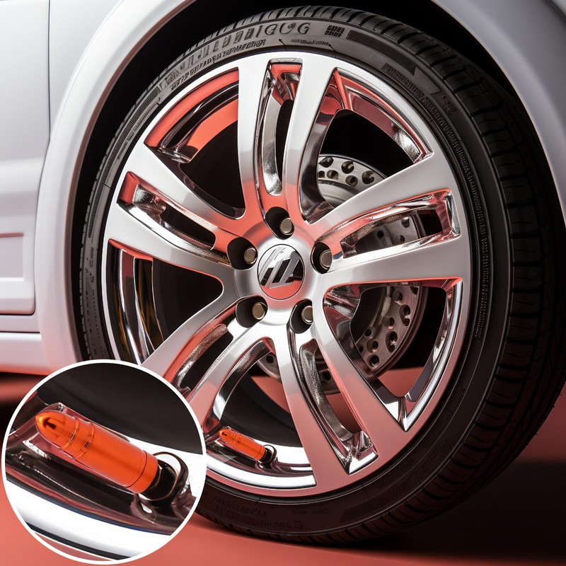 MEAJOO 8PCS Bullet Tire Valve Stem Caps, Anodized Aluminum with
