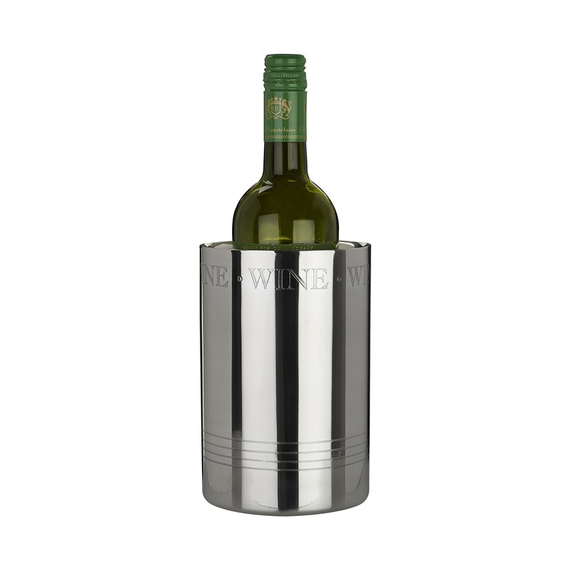 Premier Housewares Bombay Wine Cooler, Stainless Steel - Silver