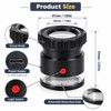 30X LED Magnifying Loupe for Jewelry Inspection – Adjustable Metal