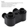 AC Compressor Fitting 90° Turn Angle 6061‑T6 Billet Aluminum Alloy