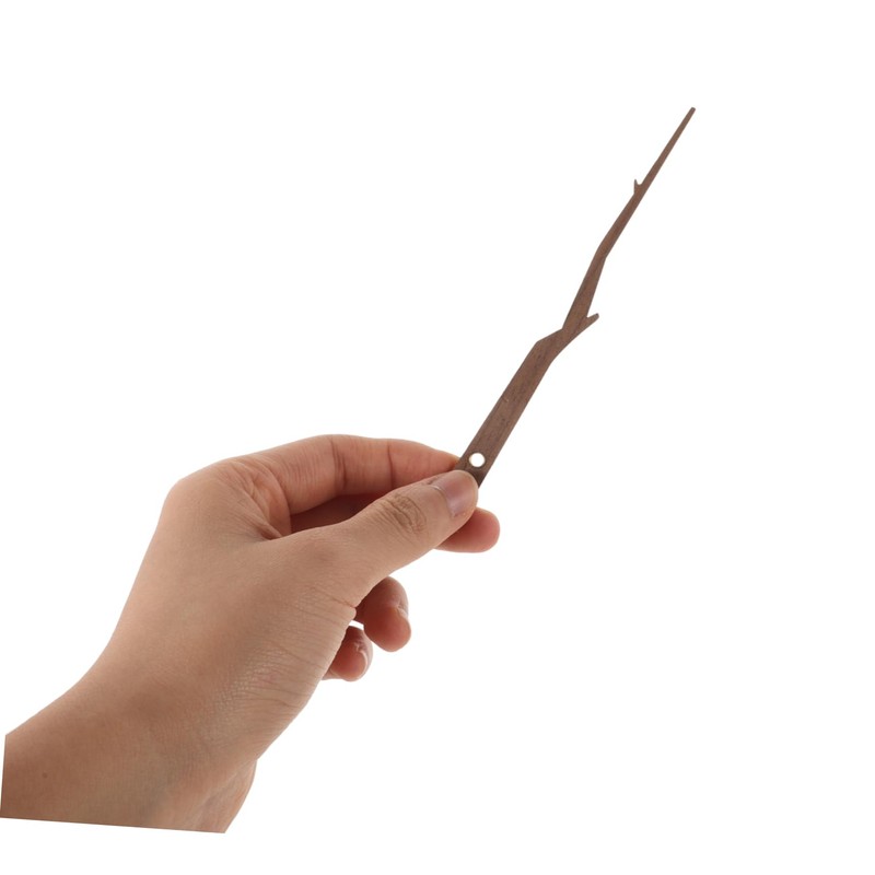 SHINEOFI 5 Sets Wooden Clock Hands Replacement DIY Repair Hands