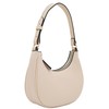 FashionPuzzle Small Crescent Shoulder Bag Underarm Purse (Nude)
