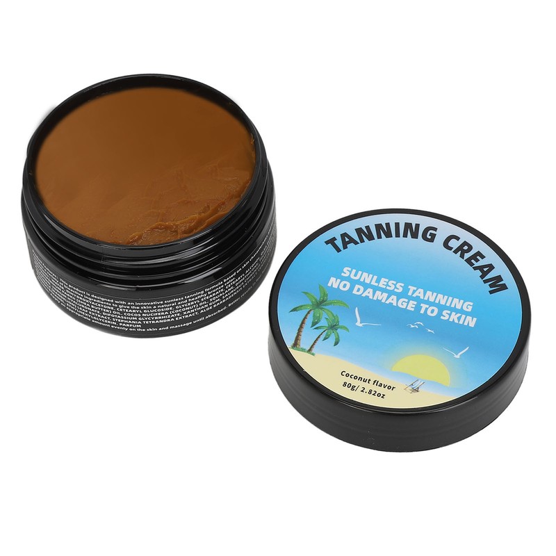 Tanning Cream Plant Based Moisturizing Sunless Tanning Waterproof Hydrating Self