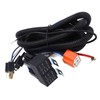 H4 Negative Headlight Relay Conversion Harness High Stability for H6054