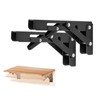 Ravinte 6 Inch Heavy Duty Folding Shelf Brackets - Collapsible
