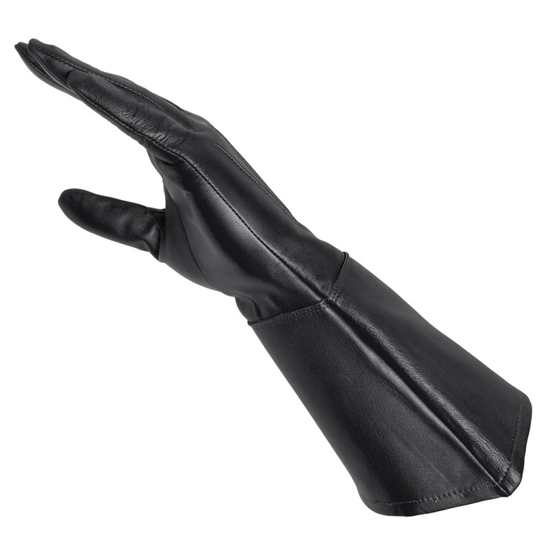 Tough Gloves Enforcer Unlined Leather Gauntlet, TD650HP Black Size 7