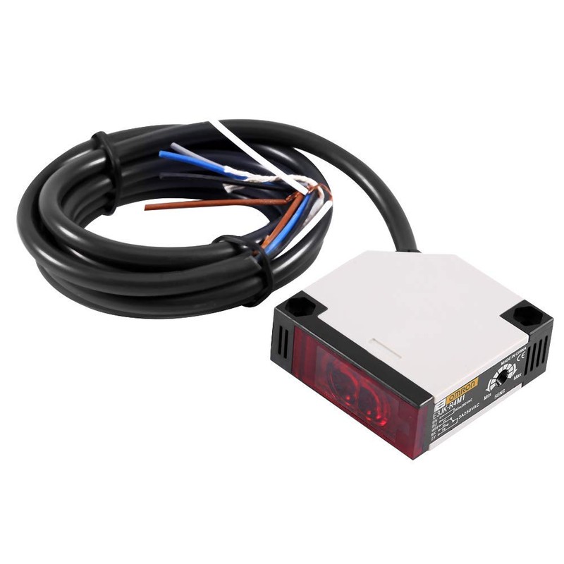 Keenso Photoelectric Switch, E3JK-R4M1 Reflection Photoelectric Sensor AC 90-250V 3A