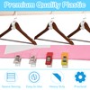55Pcs Mini Closet Hanger Extender Clips, Multi-Layer Wardrobe Connecting Hook,