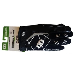 Seibertron Pro 3.0 Football Gloves Rugby Football Gloves Elite Ultra Stick Sports Receiver Youth Adult Sports Gloves (Black, S)