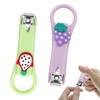 2PCS Kids Nail Clipper Manicure Sets Stainless Steel Cartoon Nail