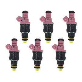 Fuel Injector Kit Set of 6 - Compatible with 1997-1999 Dodge Dakota 3.9L V6