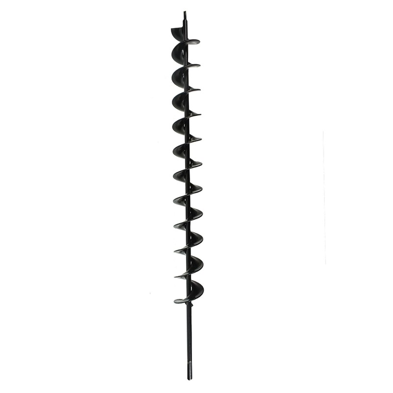 kimllier Small Auger Drill 2 x 24 Black, Long Blade