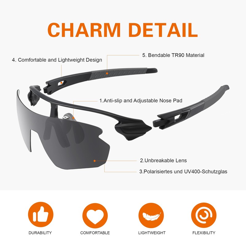 Cycling Glasses,Cycling Sunglasses,black strong