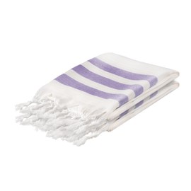Loomvia Pack of 2 | 90 x 180 cm Cotton & Bamboo Hammam Towel - Silky Soft & Lightweight | Beach Towel, Sauna Towel, Bath Towel, Large Sauna Towel for Women, Perfect for Beach, Bath & Sauna, Purple