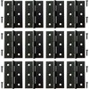 AxleCore 12 Pack 3 inch Black Door Hinges, Black Hinges