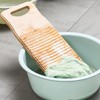 Hand Wash Bamboo Washboard 50x18cm (Round)