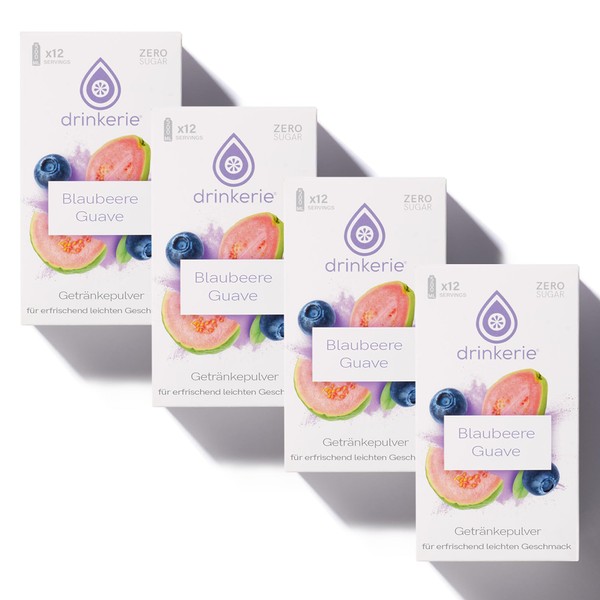 drinkerie drinkerie? Getr?nkepulver Zuckerfrei (4er Pack) - 48 x 500ml