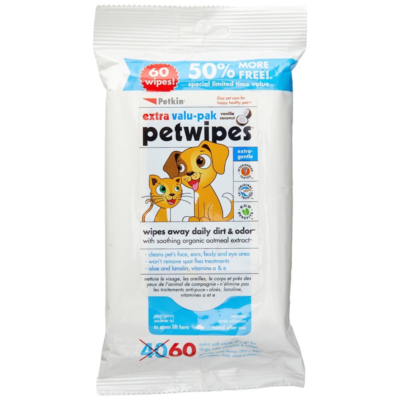 Petkin Eco pet Wipes