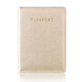 Passport Holder for Travel Passport Holder with Card Slots Holder Passport Case Passport cover for Women and Men Passport Wallet Travel Essentials and Accessories, Gold Classic, Classic