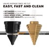 HSS 1/4-2 Inch Large High Speed Steel Step Drill bits,