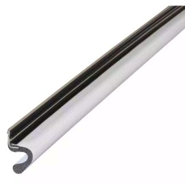 M-D Building Products Door Seal Weather Strip White Vinyl-Clad Foam All-Season Protection 1 in x 81 in