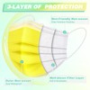 Disposable Face Masks, 50 Pack- 3 Layer Individually Wrapped Masks
