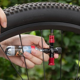 KONG MING CAR CO2 Cartridges with Thread, 16g/25g CO2 Cartridges with Thread Connection for All CO2 Bicycle Tyre Fillers, CO2 Pump for Road Bikes and Mountain Bikes