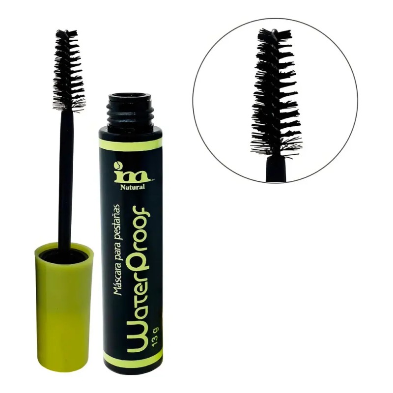 Máscara Para Pestañas Im Natural Waterproof Negro 13 Gr