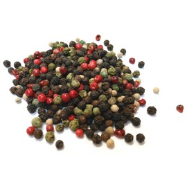 4 Peppercorn Mix/Whole Dried Mixed Peppercorns, (100g)