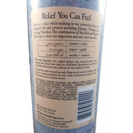 Village Naturals Minerales Sales De Baño De Remojo, Alivio D