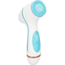 Limpiador Eléctrico Facial, Cepillo de Limpieza Facial Recargable para el Hogar, Lavadora Facial de Limpieza Eléctrica Rotativa de Silicona