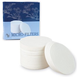 Bake Choice 500-Count Replacement Paper Filters - Round Disposable Coffee Filters Paper Compatible with Aeropress Coffee Makers