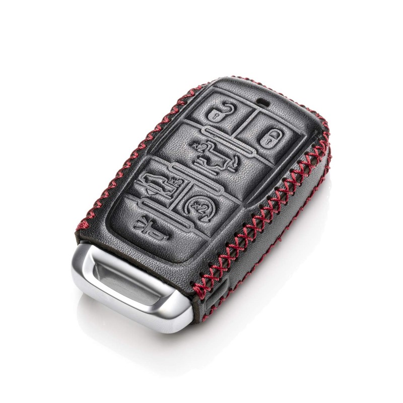 Vitodeco Genuine Leather Smart Key Fob Case Cover Protector Compatible