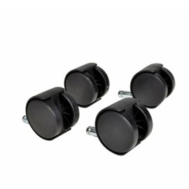 Obida 4 Pack Black Metal and Polymer Swivel Caster for Whirlpool Dishwasher (8559933, 1060870, 8559932, AH973947, EA973947, PS973947), 4-pack, versatile replacement option, 1 Count