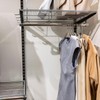 Colingmill 8 Pcs Black Twin Rail Upright Wall Shelving System