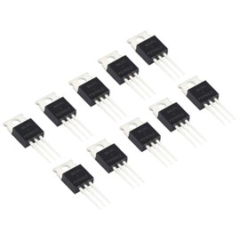 10Pcs Luckkyme RFP30N06LE 30A 60V N-Channel Power Mosfet TO-220 ESD Rated for Arduino
