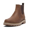 Timberland Men's Britton Road Mid Chelsea Boot, Rust Full Grain,