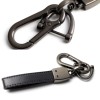 Genuine Leather Car Keychain for Chevy Camaro RS Key Ring