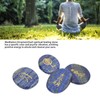 4Pcs Reiki Symbols Stones Smoother Surfaces Engraved Reiki Stones for