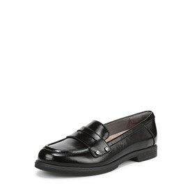 Dr. Scholl's Shoes Women's Hello Loafer Flat, Black Glossy, 6.5