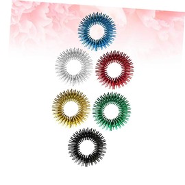TOVINANNA 3sets Acupressure Ring Finger Massage Tool Hand Fidget Toy Stress Reduction Sensory Toy Add/Support 6pcs*3