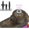 Seamuing 6Pcs MG90S Micro Servo 9G Servo Motor Metal Geared