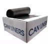 CAN LINERS Bolsa Negra De Alta Densidad 24x24 Pul