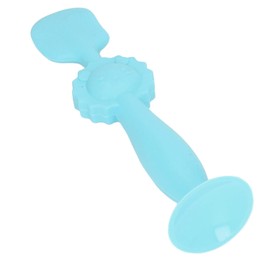 Marhynchus Aplicador de Crema para Glúteos de bebé Suave Espátula de Crema para Pañales de Silicona Respetuosa con la Piel con Base de Succión (Azul)