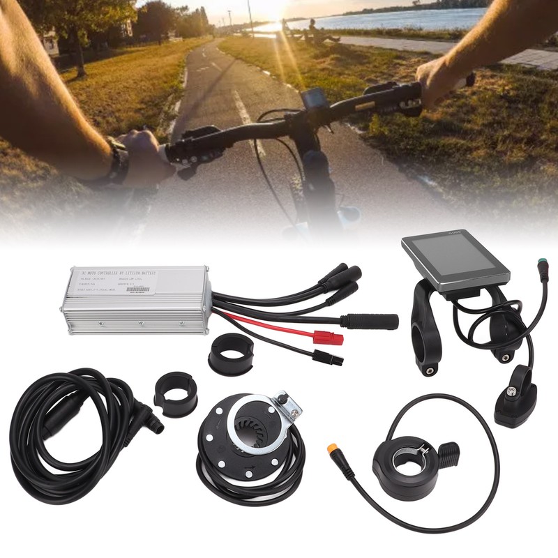 Bicycle Lithium Battery Conversion Kit 22A Controller GD06 Display 1