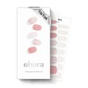 Ohora Semi-Cured Gel Nail Strips Rose Diamond Patterning Operation / 오호라 세미 큐어드 젤네일 스트립 로즈 다이아몬드 패턴화 작동