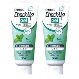 Lion Dent Check Up Gel (Mint) 75g (2pcs)